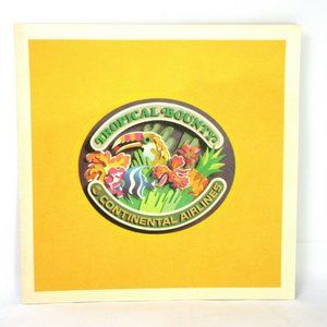 Continental Airlines Tropical Bounty Don the Beachcomber Food & Grog Menu LAX Y6